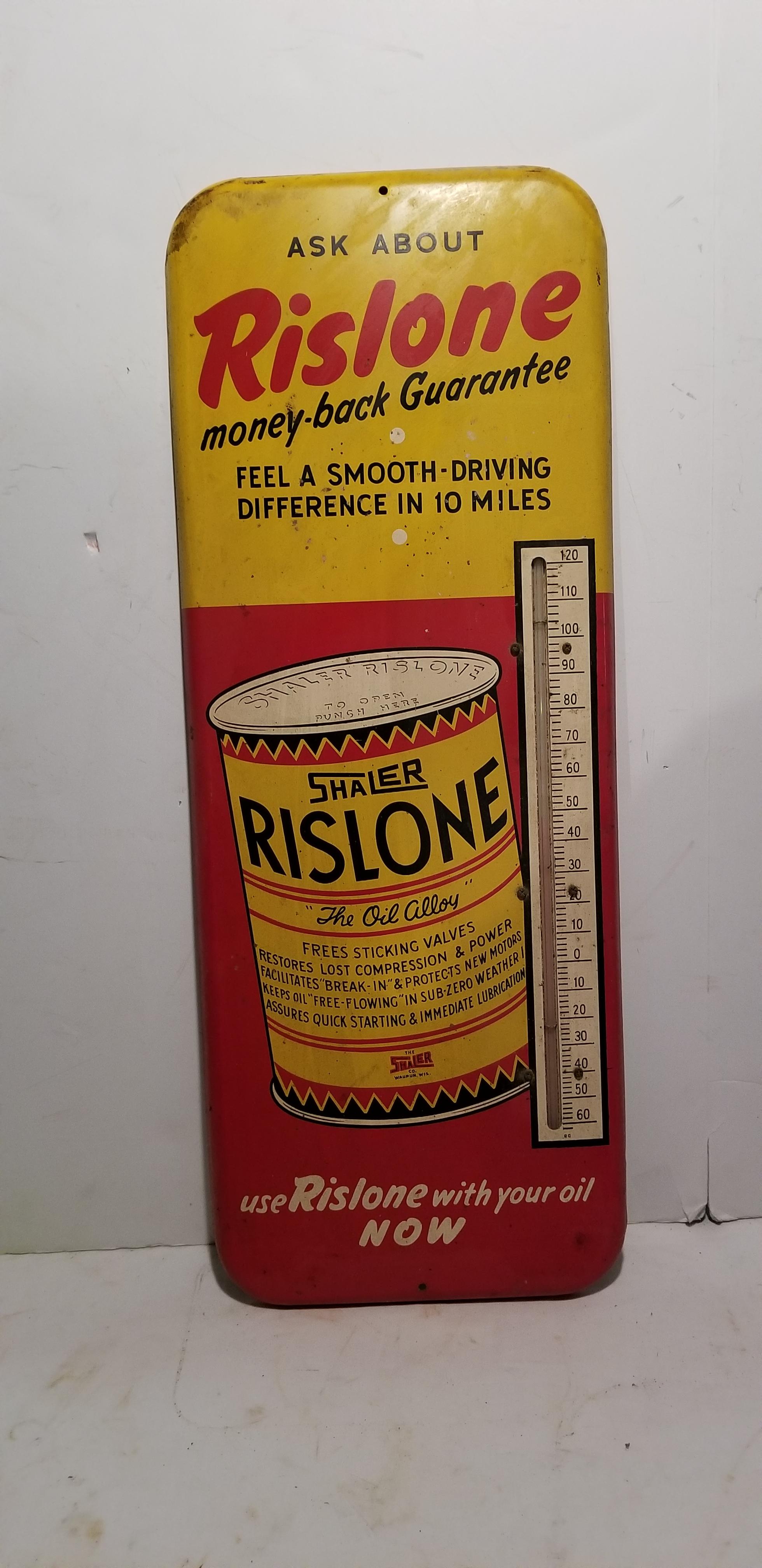 25" SHALER RISLONE OIL OUTSIDE THERMOMETER