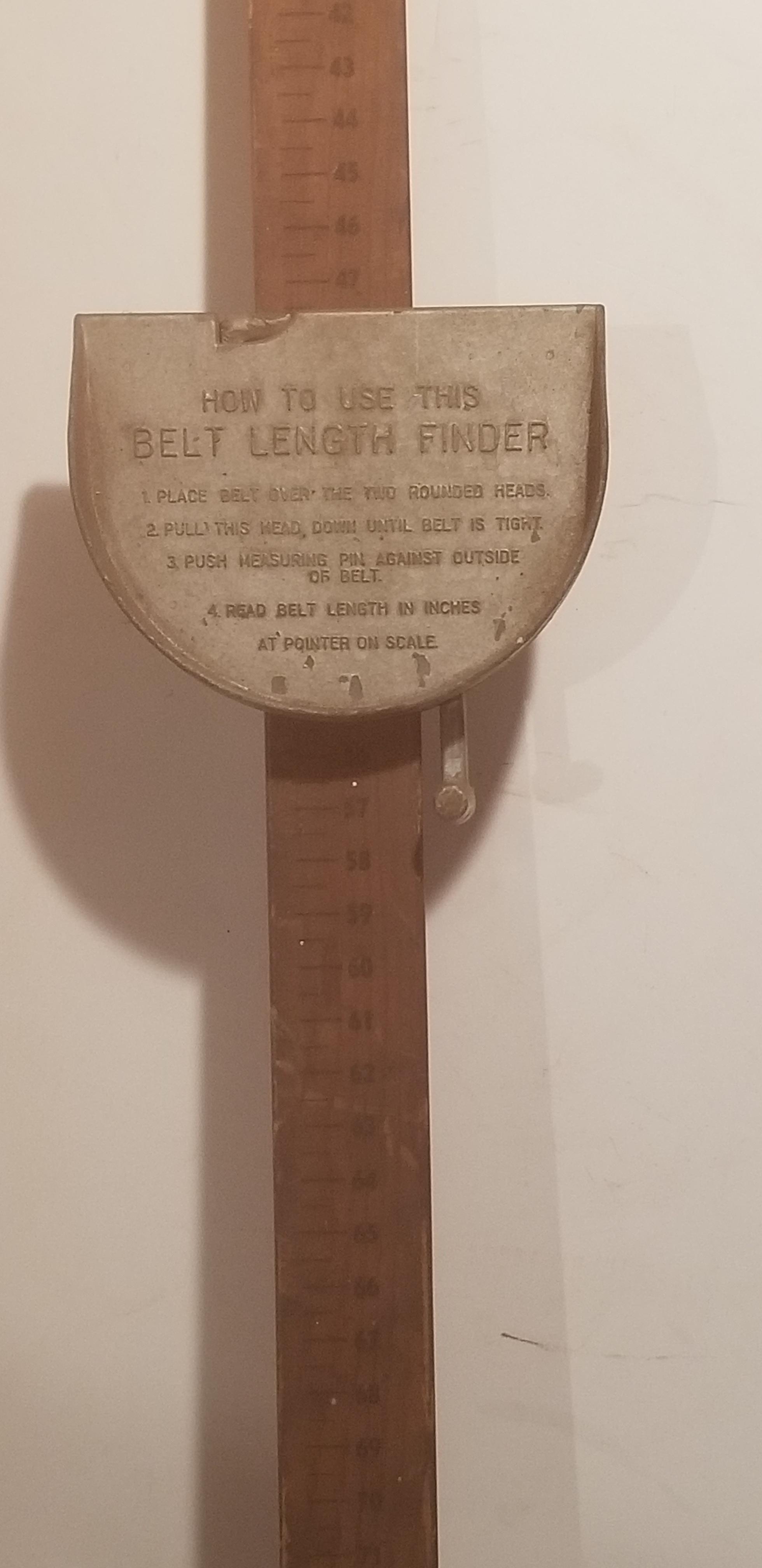 VINTAGE GATES BELT LENGTH FINDER