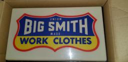 BIG SMITH WORK CLOTHES  LIGHTED SIGN