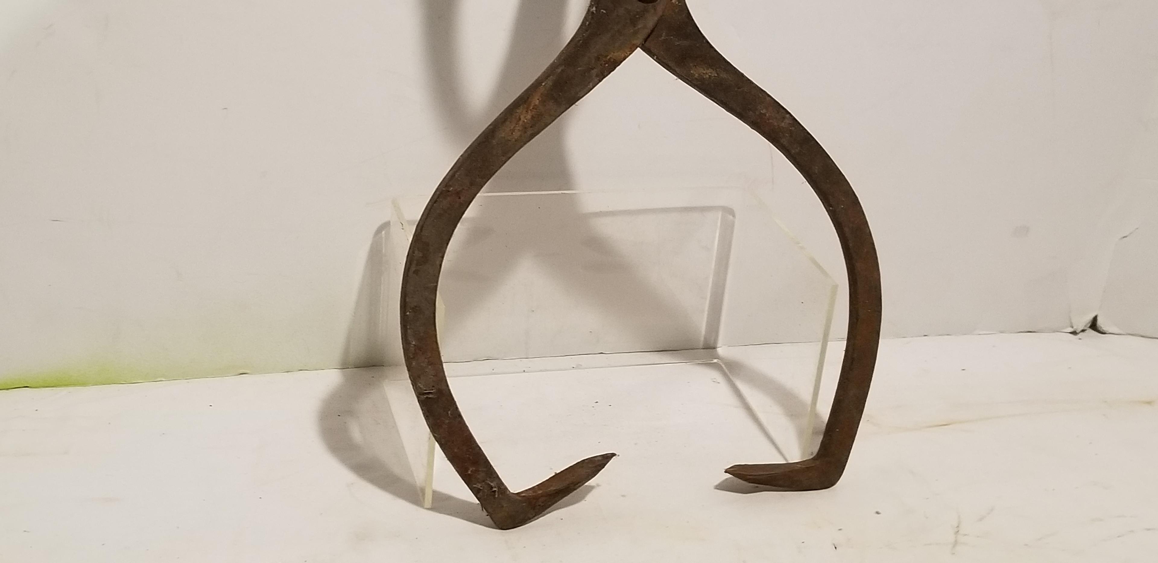 ANTIQUE ICE TONGS