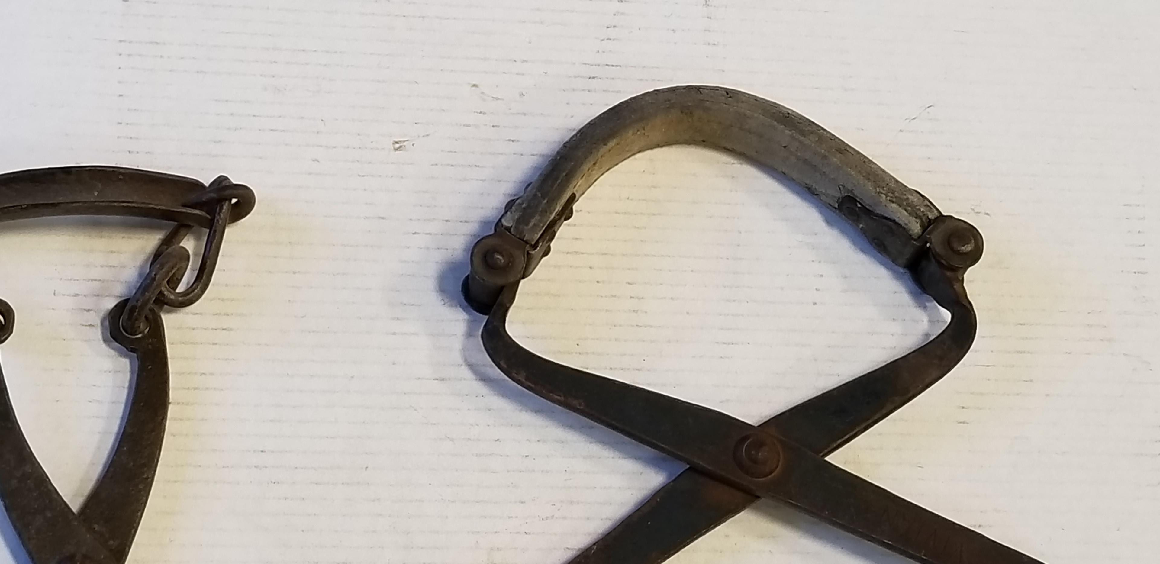 (2) VINTAGE ICE TONGS