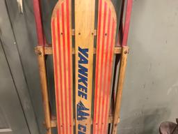 VINTAGE YANKEE CLIPPER 57" TWO PERSON RUNNER SLED