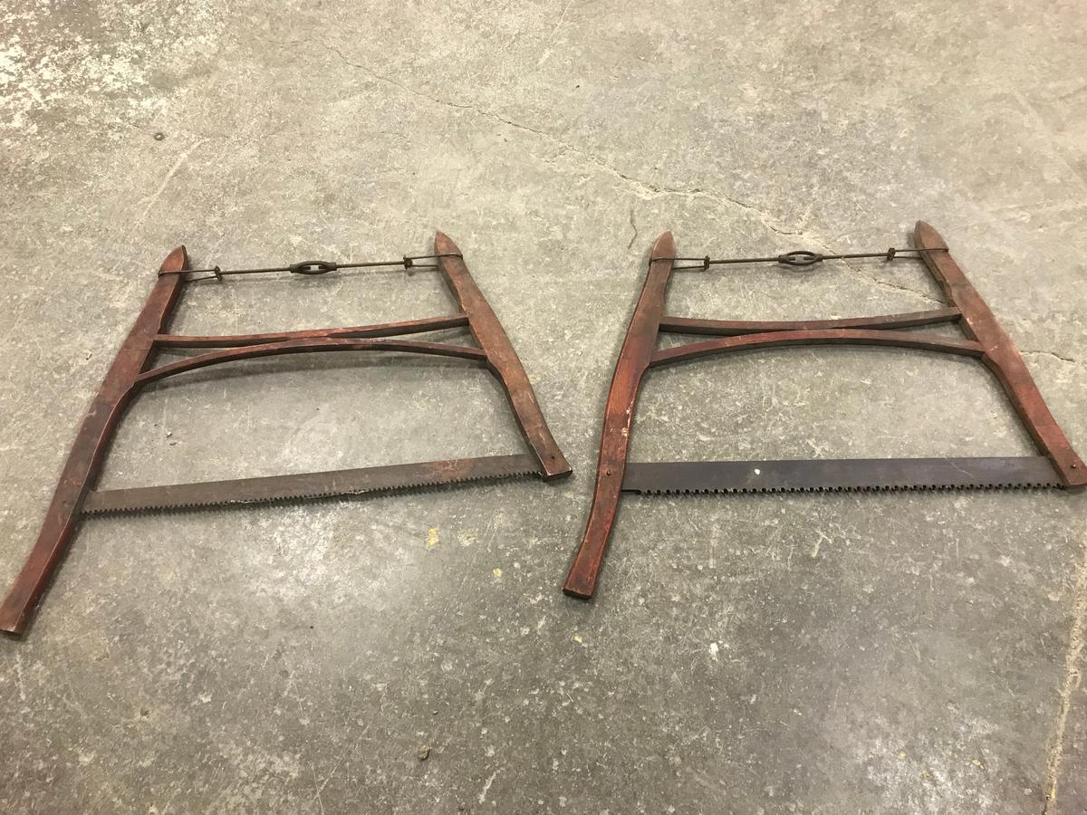 (2) ANTIQUE BUCK SAWS