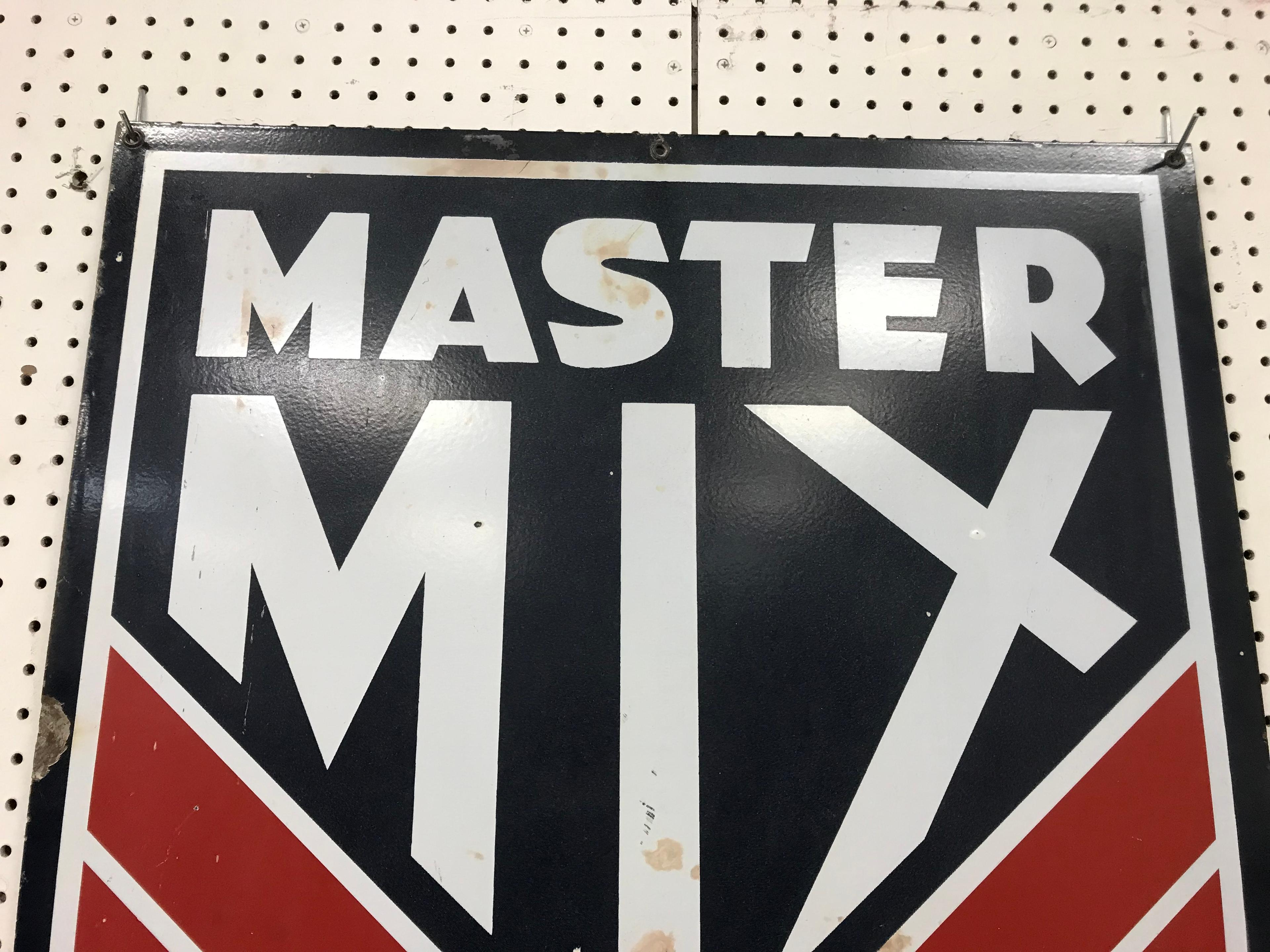 ENAMEL MASTER MIX FEEDS SIGN