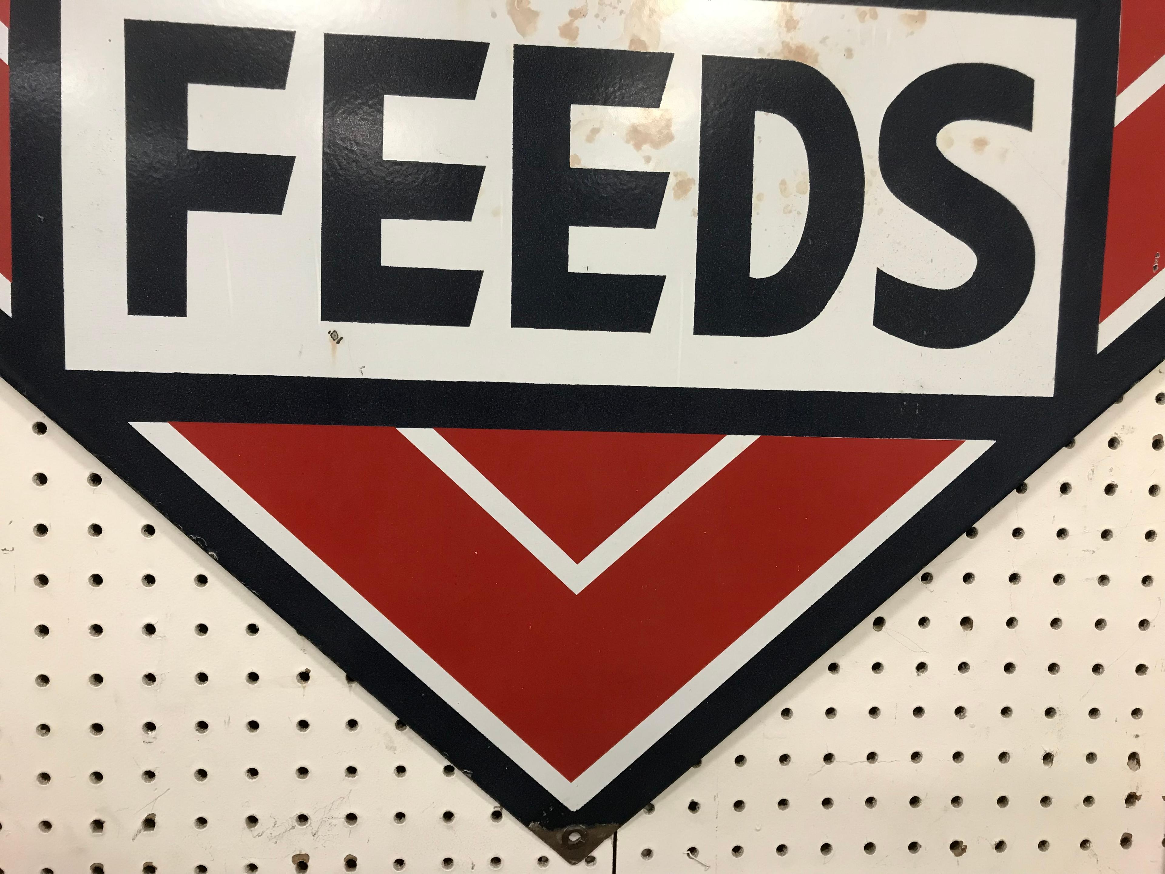 ENAMEL MASTER MIX FEEDS SIGN