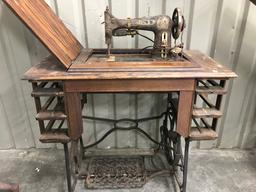 ANTIQUE MINNESOTA TREADLE SEWING MACHINE