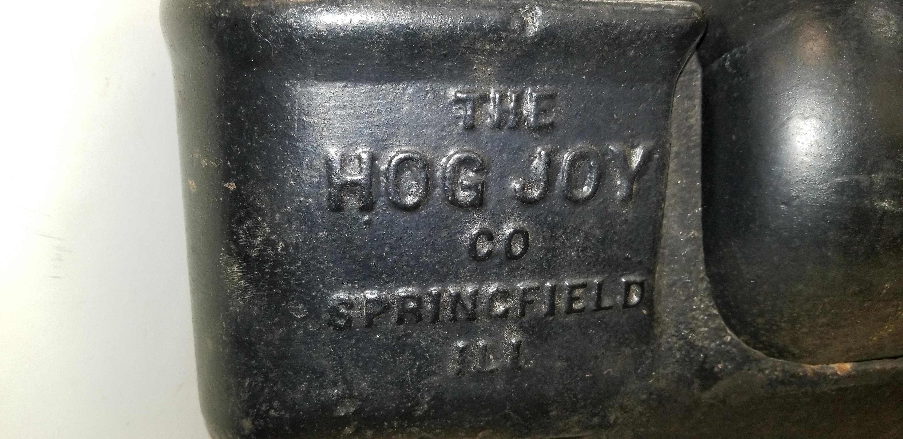 "THE HOG JOY" HOG OILER - PATENT APPLIED FOR