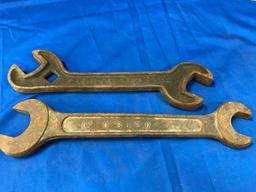 J.I. CASE PLOW WORKS & INTERNATIONAL HARVESTER OPEN END WRENCHES