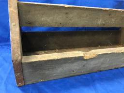 VINTAGE WOODEN TOOL CADDY / TOTE