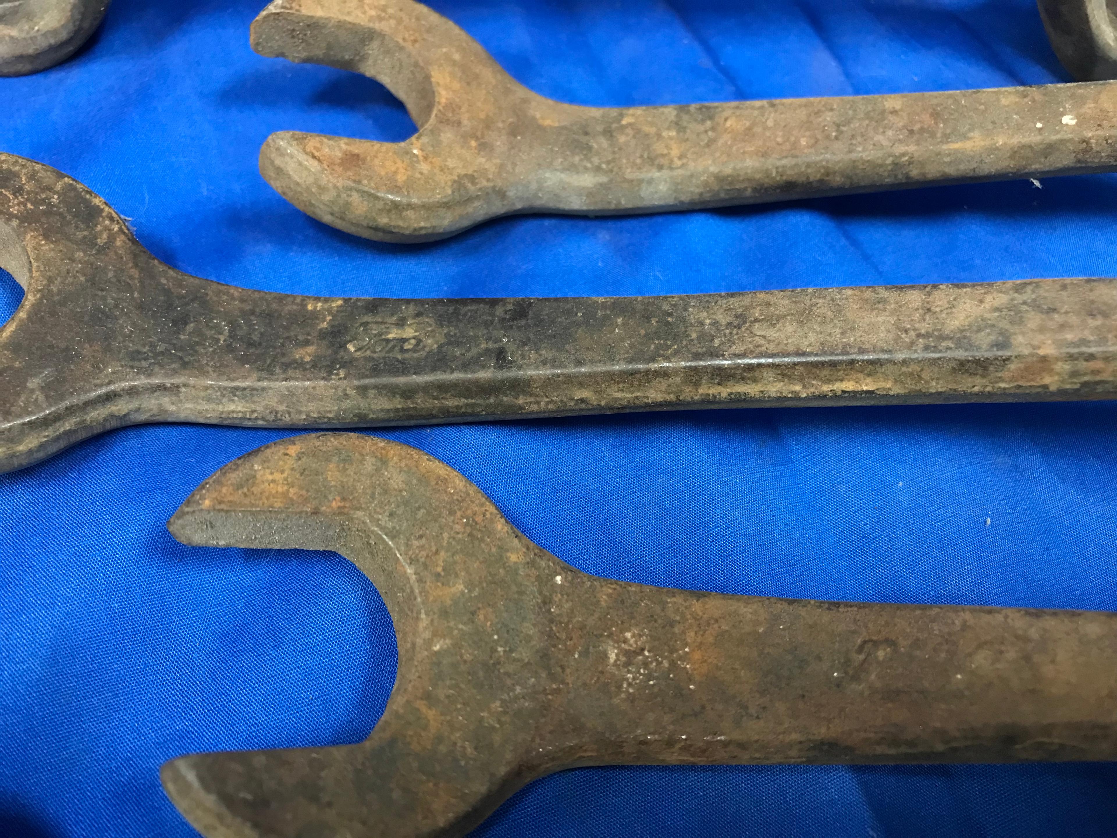 (5) ASSORTED "FORD" WRENCHES