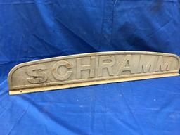 SCHRAMM TRACTOR GRILL PLATE