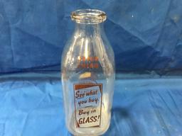 SUPER DAIRY CASH & CARRY STREATOR, IL QUART MILK BOTTLE