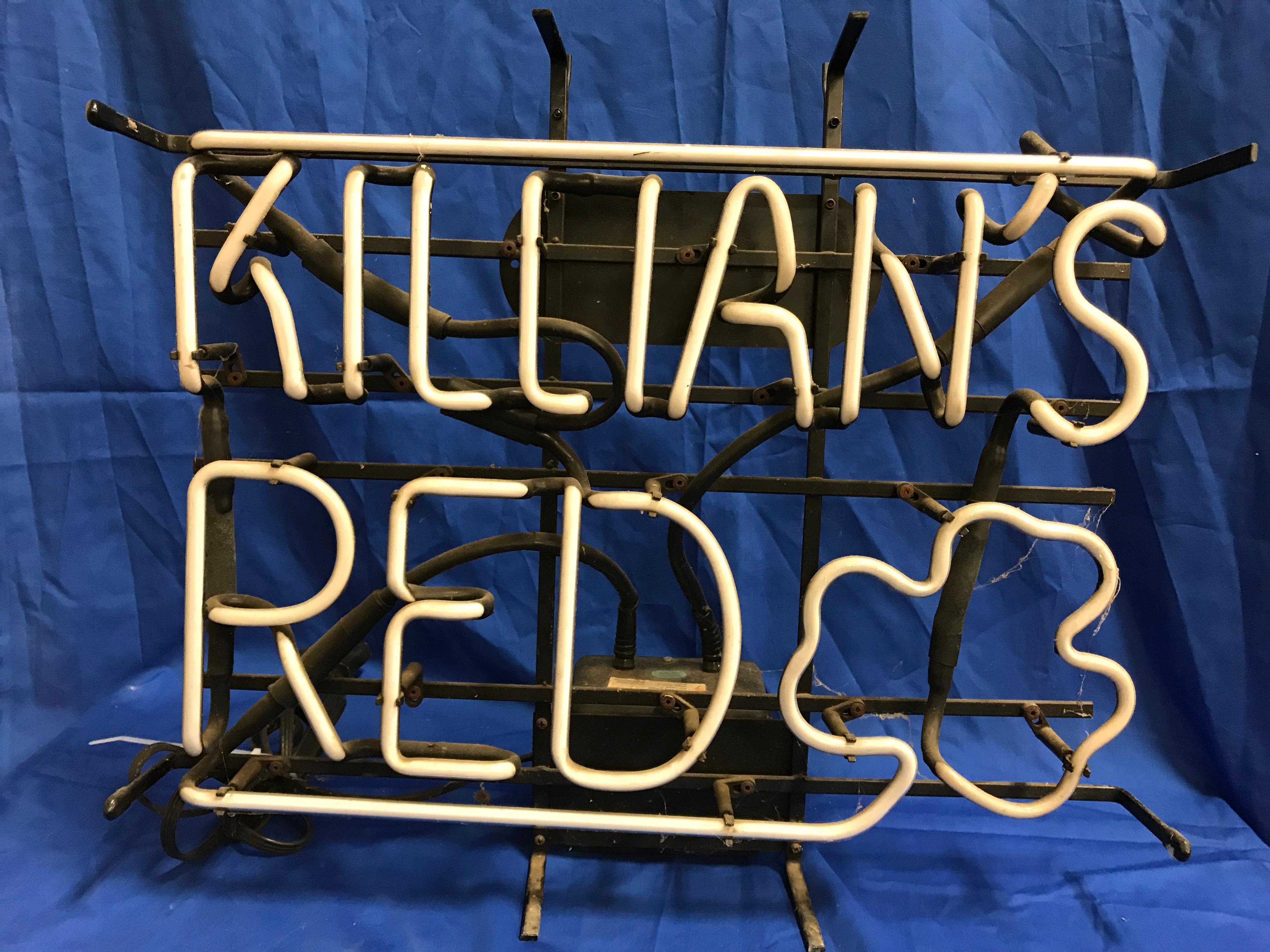 KILIANS RED BEER NEON LIGHT