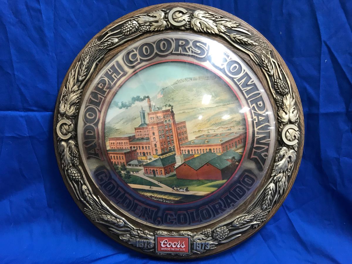 17" PLASTIC COORS COMPANY SIGN