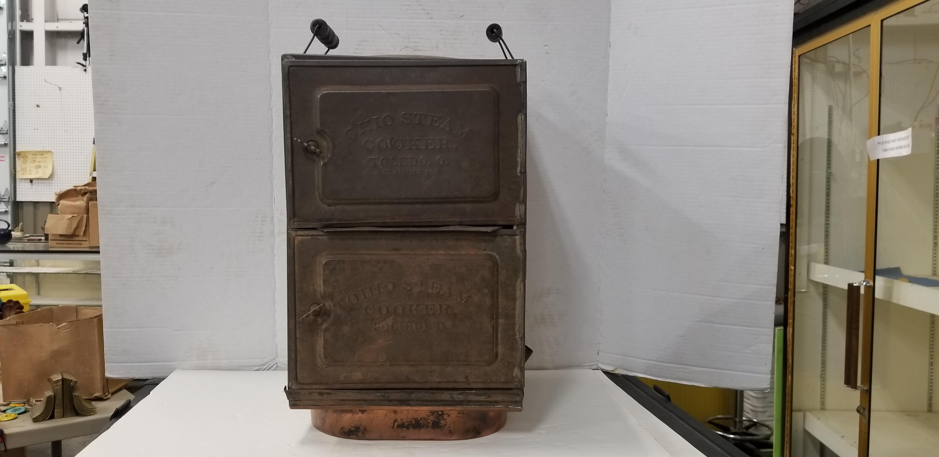 VINTAGE 2 DOOR OHIO STEAM COOKER