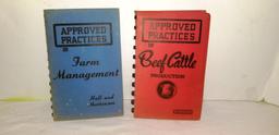 1950'S APPROVED PRACTICES IN BEEF CATTLE PRODUCTION & FARM MANAGEMENT BOOKS