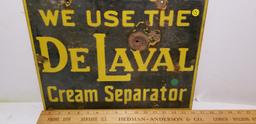 PORCELAIN DE LAVAL CREAM SEPARATOR SIGN