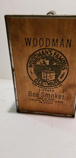 WOODMAN'S BEE-WARE  BEE SMOKER