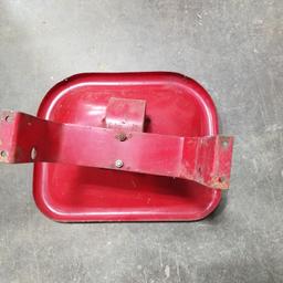 UNMARKED STEEL IMPLEMNT OR TRACTOR SEAT