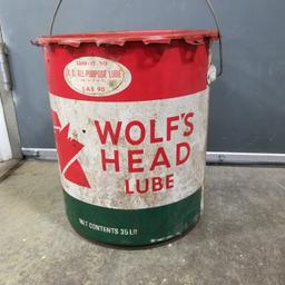 WOLF'S HEAD 35# LUBE BUCKET