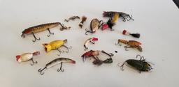 (17) MISC. VINTAGE FISHING LURES