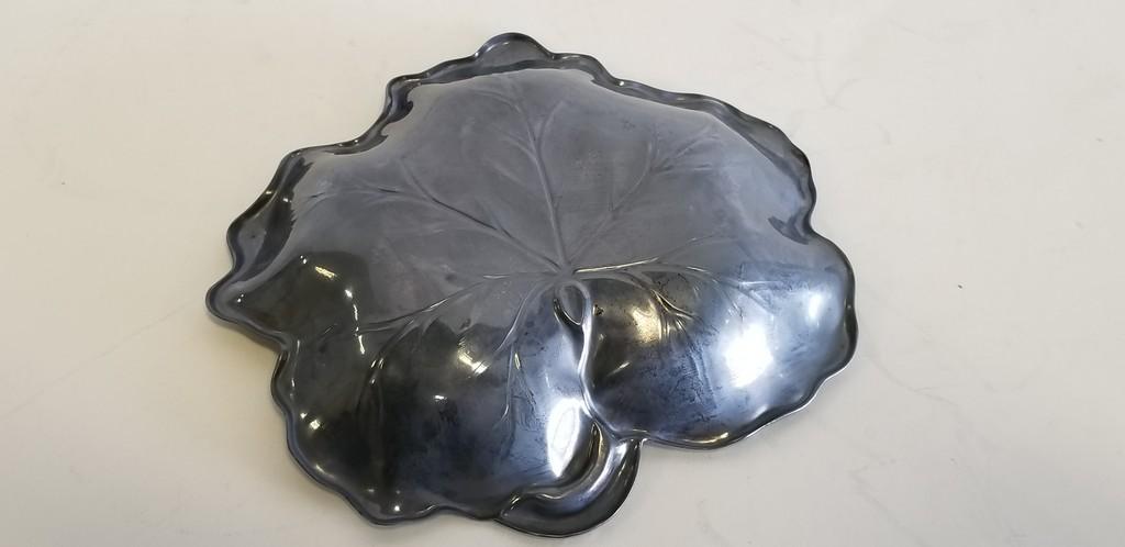 REED & BARTON STERLING LEAF DISH X102