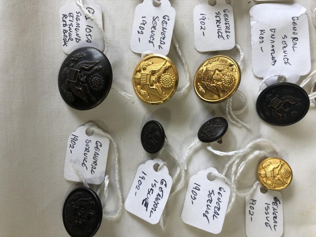 LOT of (19) 1902 General Service Military Buttons