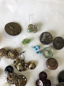 LOT of (64) 1860s to 1920s Clothing Buttons