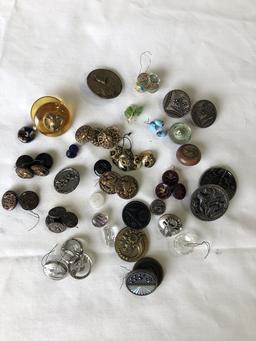 LOT of (64) 1860s to 1920s Clothing Buttons