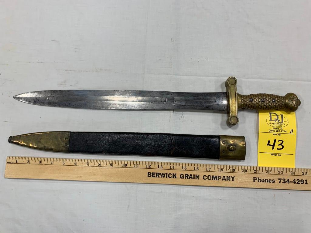 FOOT ARTILLERY SWORD - MODEL 1832