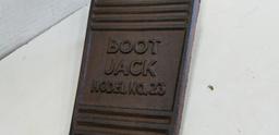 CAST IRON BOOT JACK MODEL #23