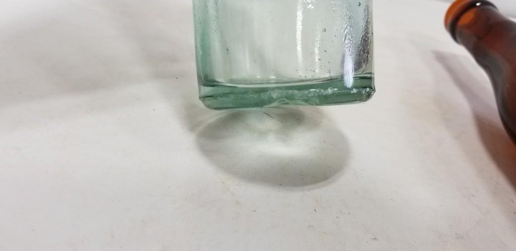 (2) ANTIQUE ST. HELENA SODA & COLD STORAGE GLASS BOTTLES