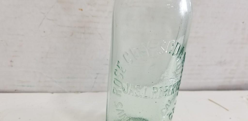 ROSE CITY SODA WORKS & PETALUMA SODA & SELTZER WORKS VINTAGE BOTTLES