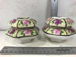 HAND PAINTED NIPPON BUREAU DRESSER SET