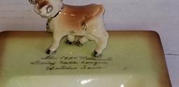 1954 NATIONAL DAIRY CATTLE CONGRESS ASHTRAY - WATERLOO IOWA