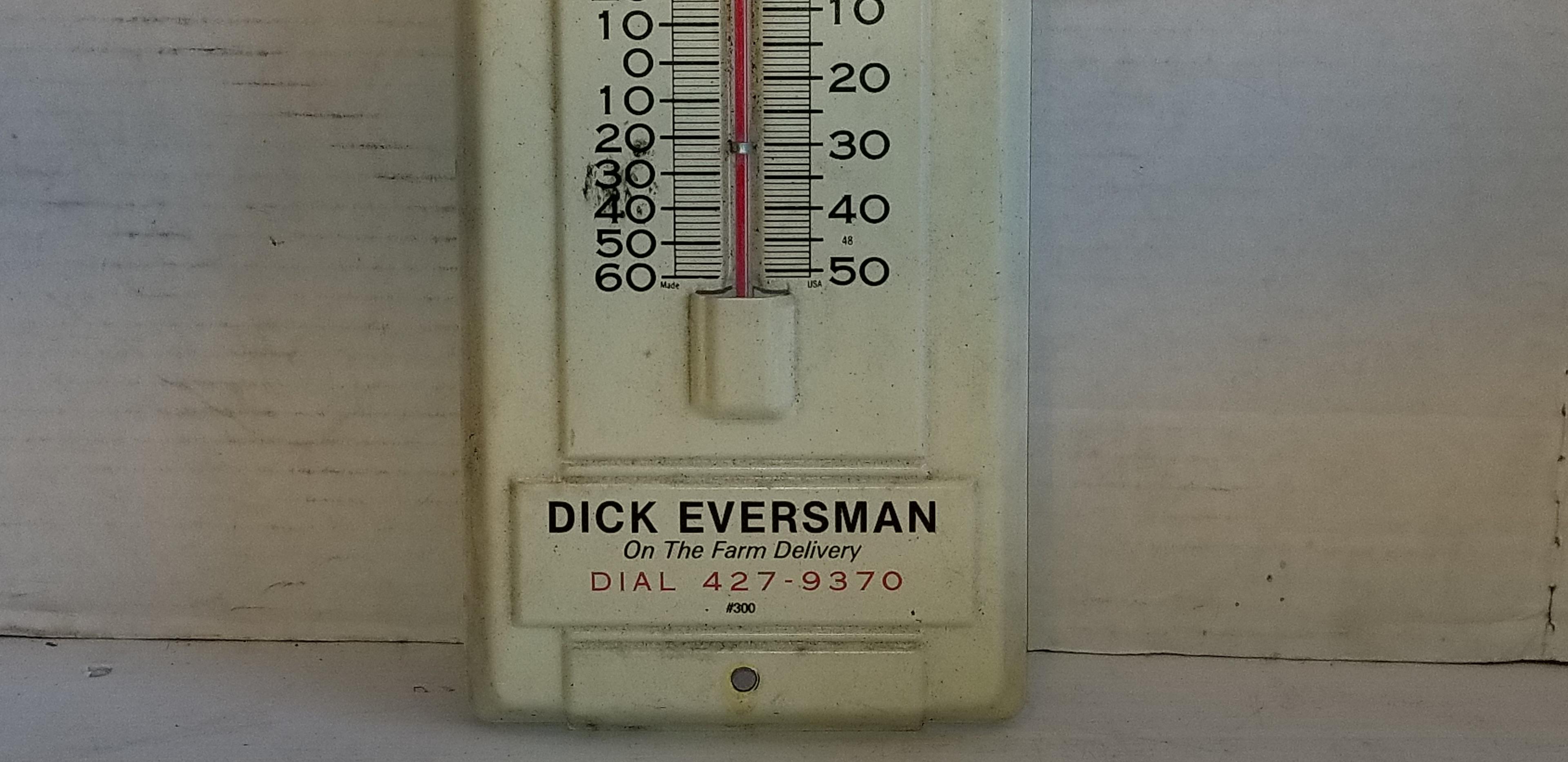 JASPER FARM SERVICE CO. FS THERMOMETER