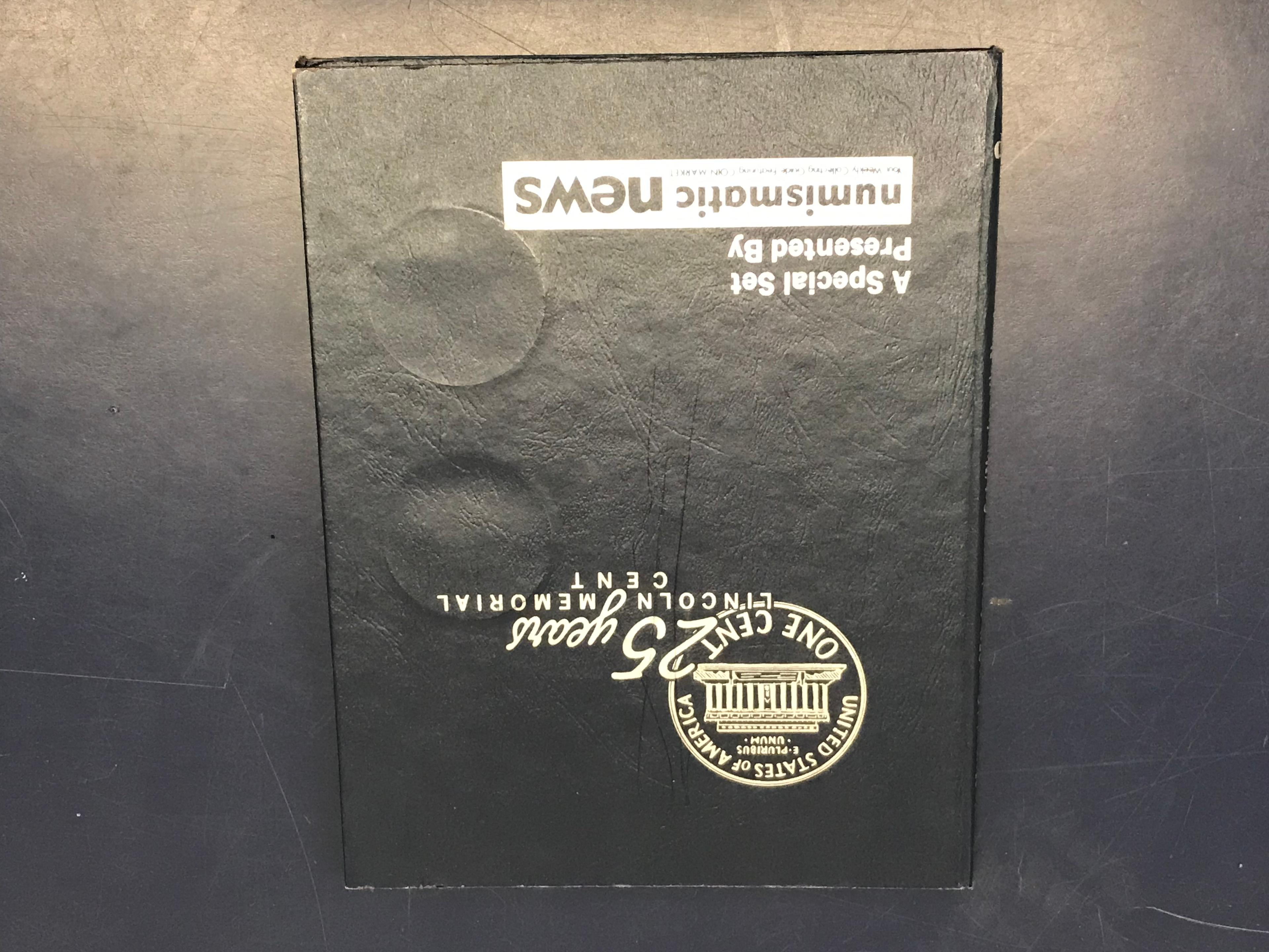 NUMISMATIC NEWS LINCOLN MEMORIAL CENT SET IN FOLDER