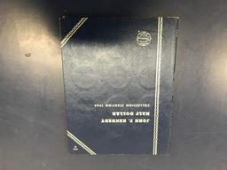 WHITMAN KENNEDY HALF DOLLAR COIN FOLDER W/ COINS