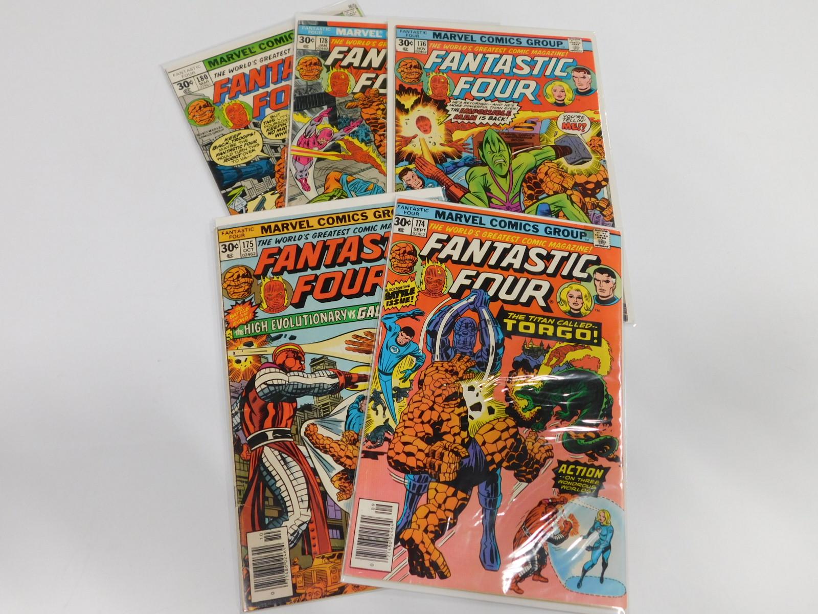 (15) FANTASTIC FOUR COMIC BOOKS (1976)