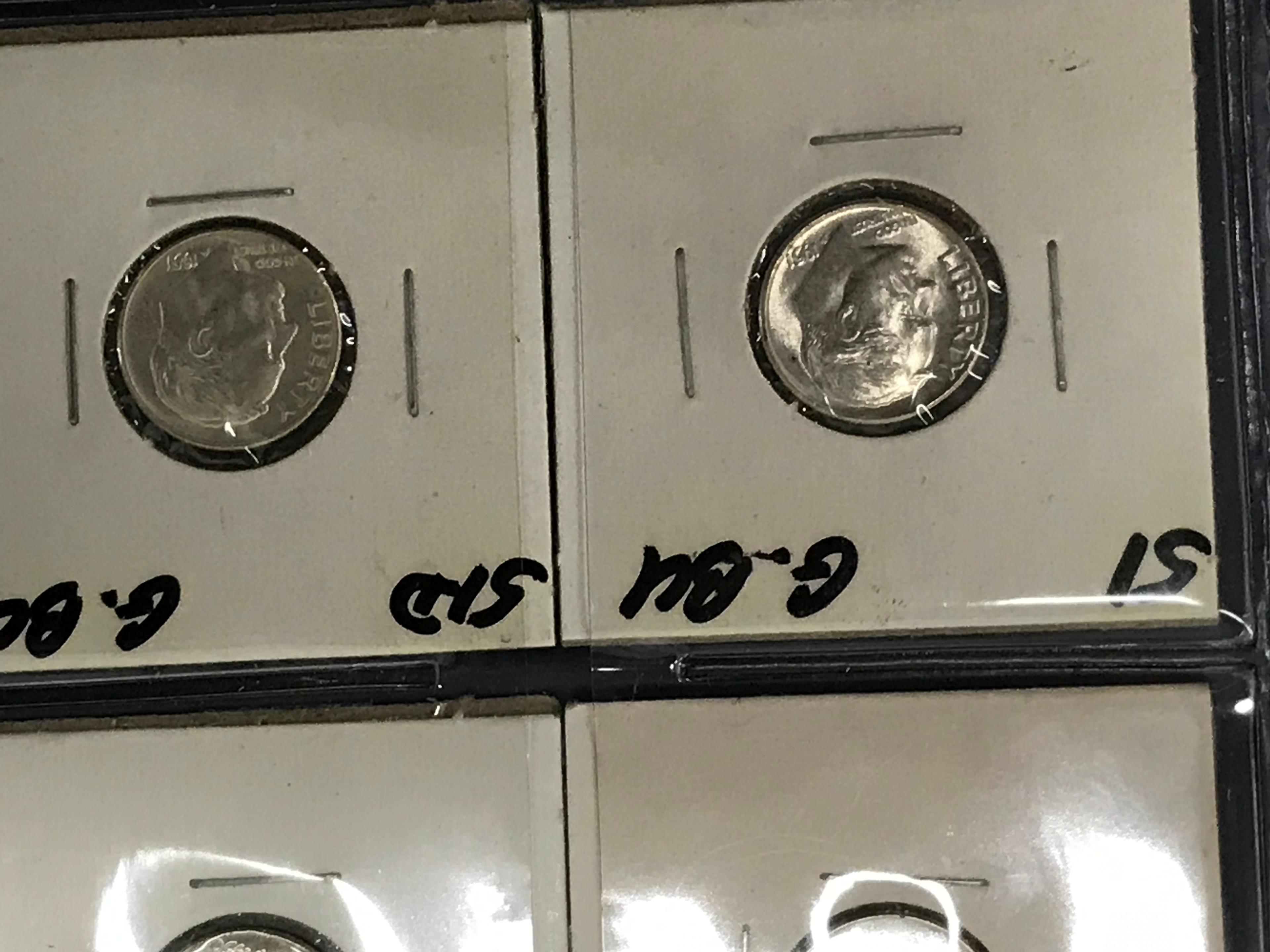 (20) ROOSEVELT DIMES - G-BU - UNCIRCULATED