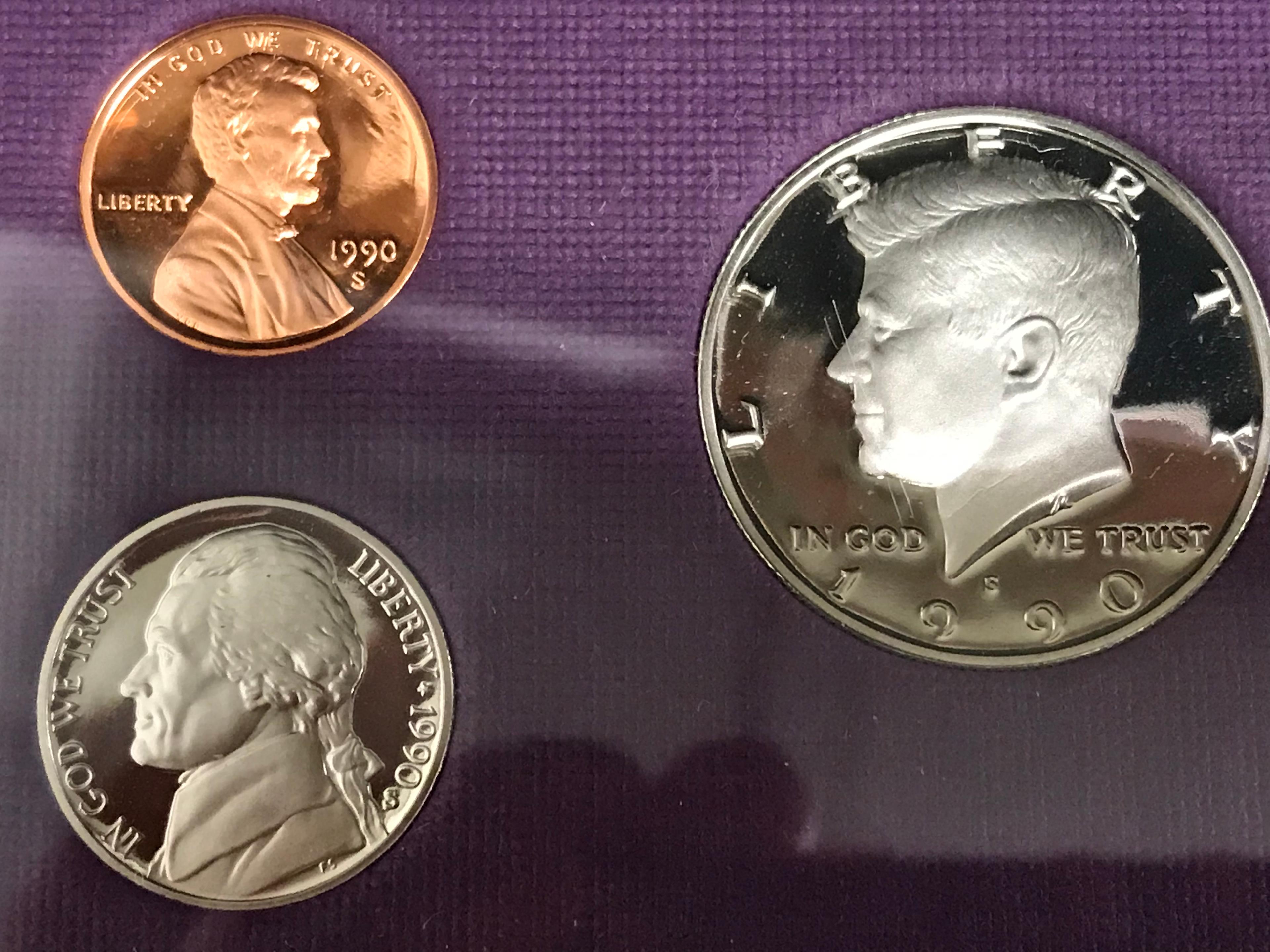 1990 & 1991 U.S. MINT PROOF SETS