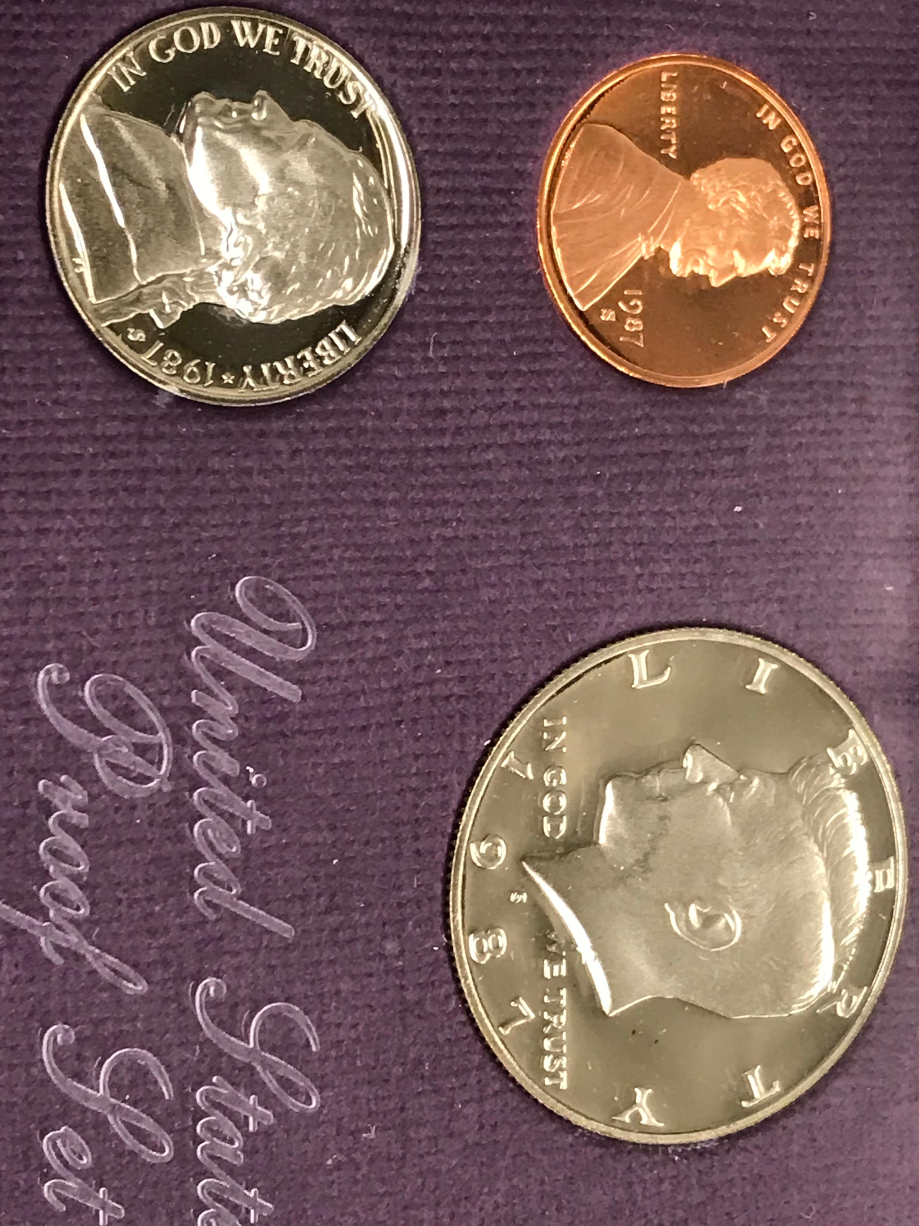 1987 & 1988 U.S PROOF SETS