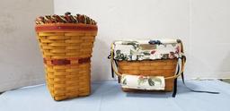 (2) LONGABERGER BASKETS