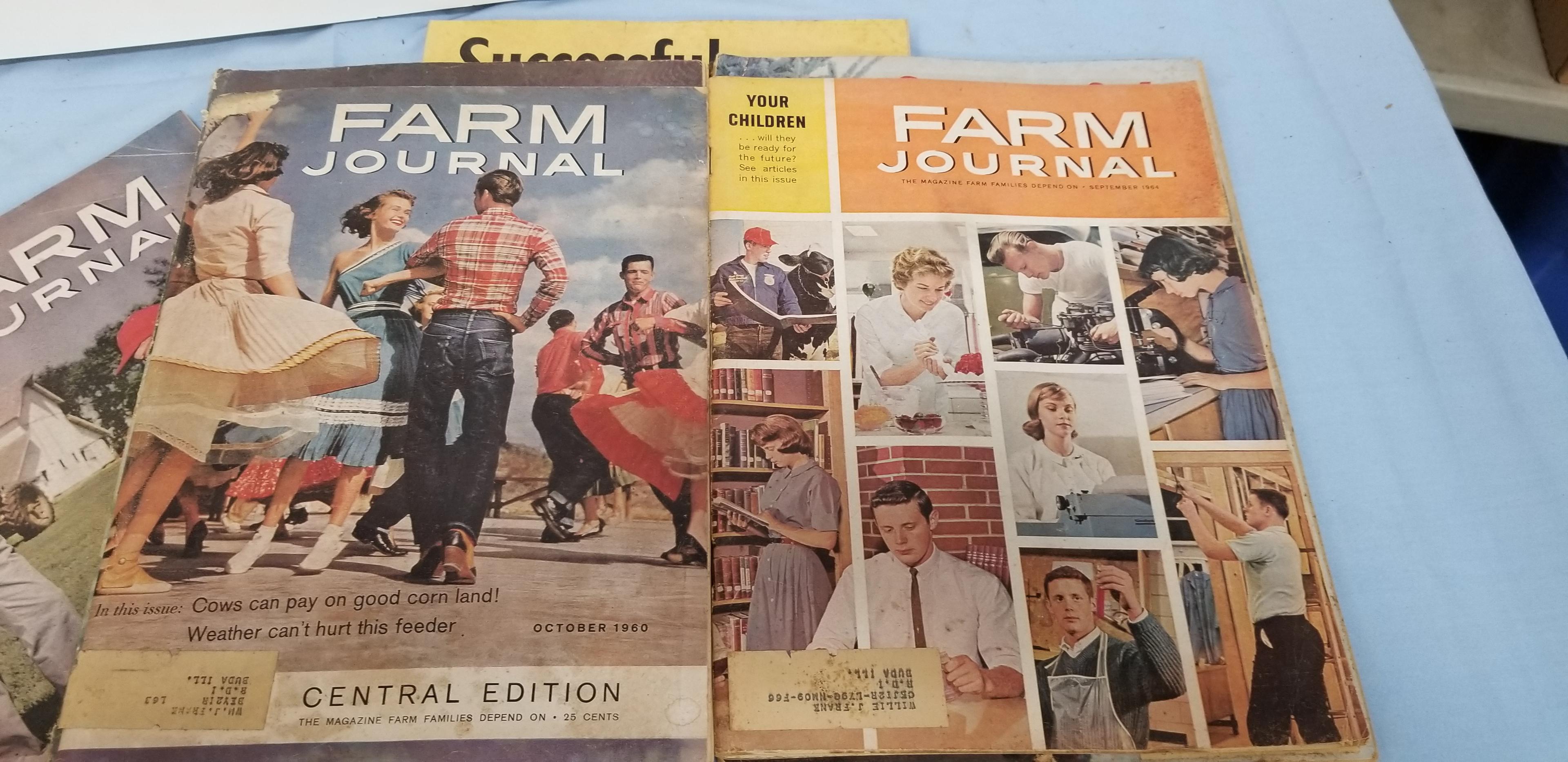 (6) FARM JOURNAL/SUCCESSFUL FARMING MAGAZINES DU PRINT