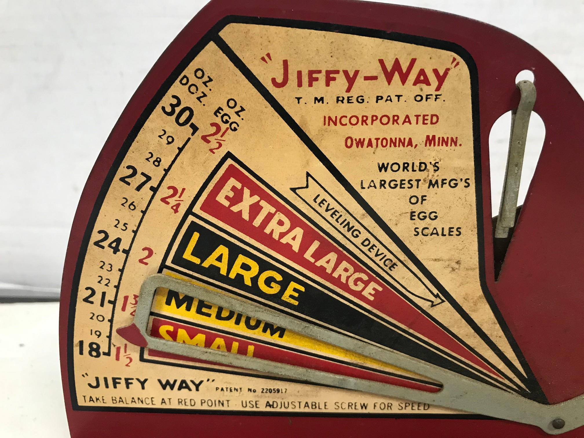 JIFFY-WAY EGG SCALE