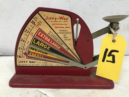 JIFFY-WAY EGG SCALE