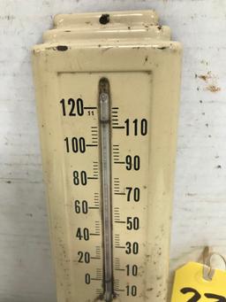 TIN OGLE GRAIN CO NEW BOSTON , IL THERMOMETER