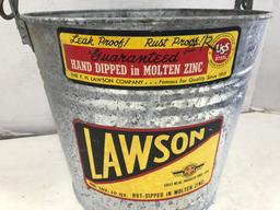 LAWSON NO. 102 GALVANIZED 10QT BUCKET