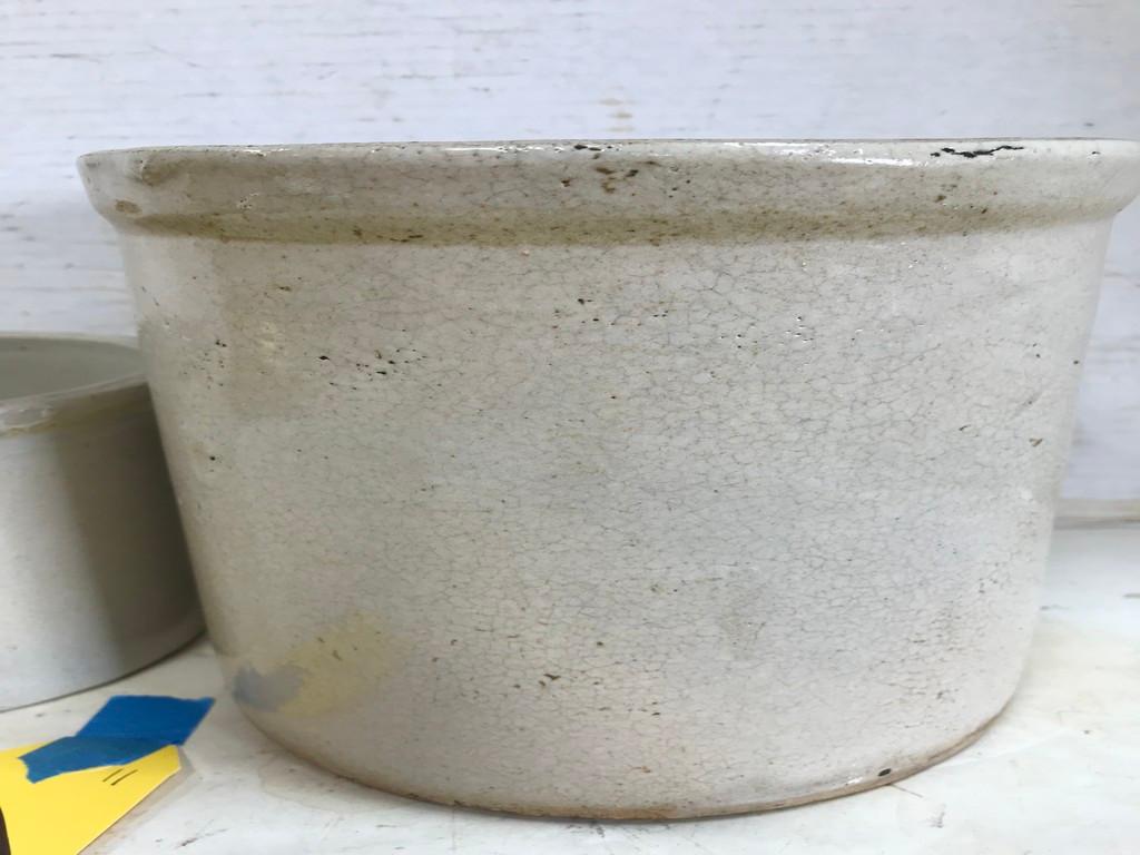 2- STONEWARE CROCKS