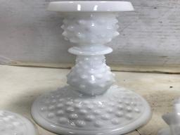 3 PC  MILKGLASS SET